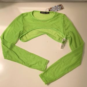 NEON Boohoo Top